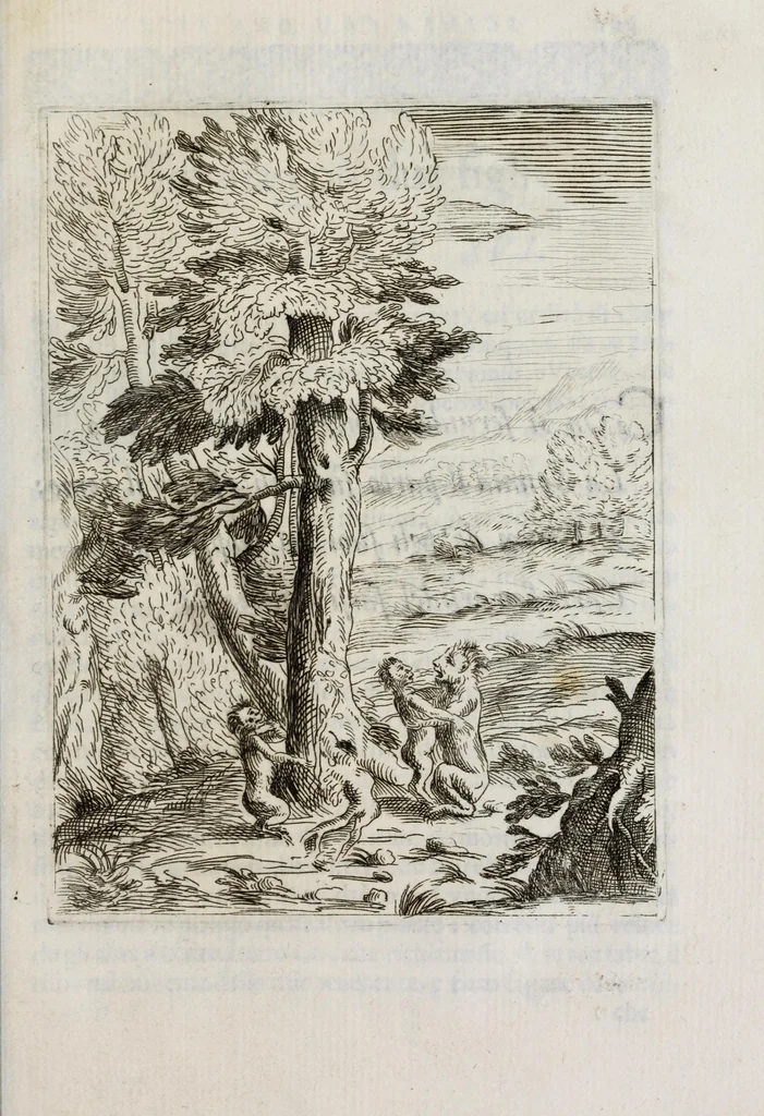 An illustration from Insegnamenti del viuere, 1672, leaf 121