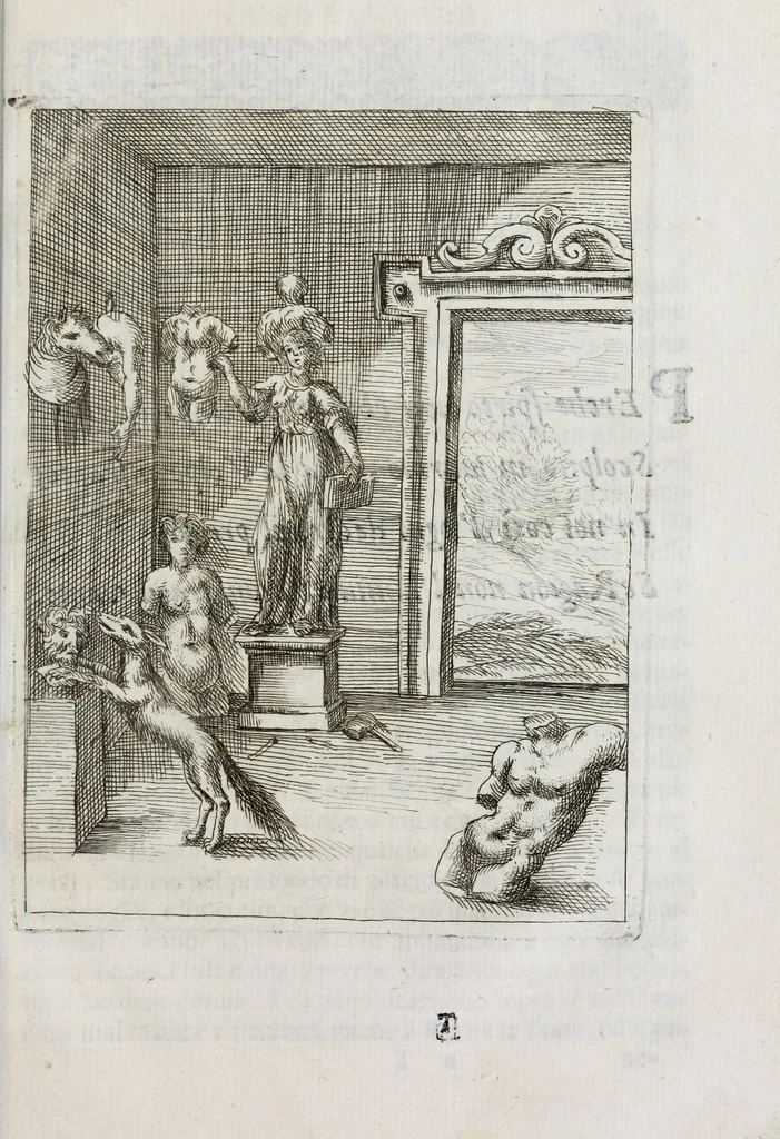 An illustration from Insegnamenti del viuere, 1672, leaf 165