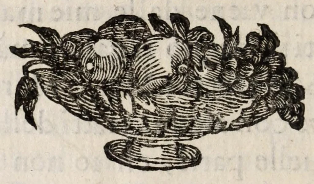 An illustration from Insegnamenti del viuere, 1672, leaf 18