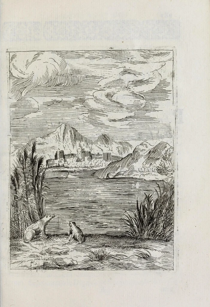 An illustration from Insegnamenti del viuere, 1672, leaf 203