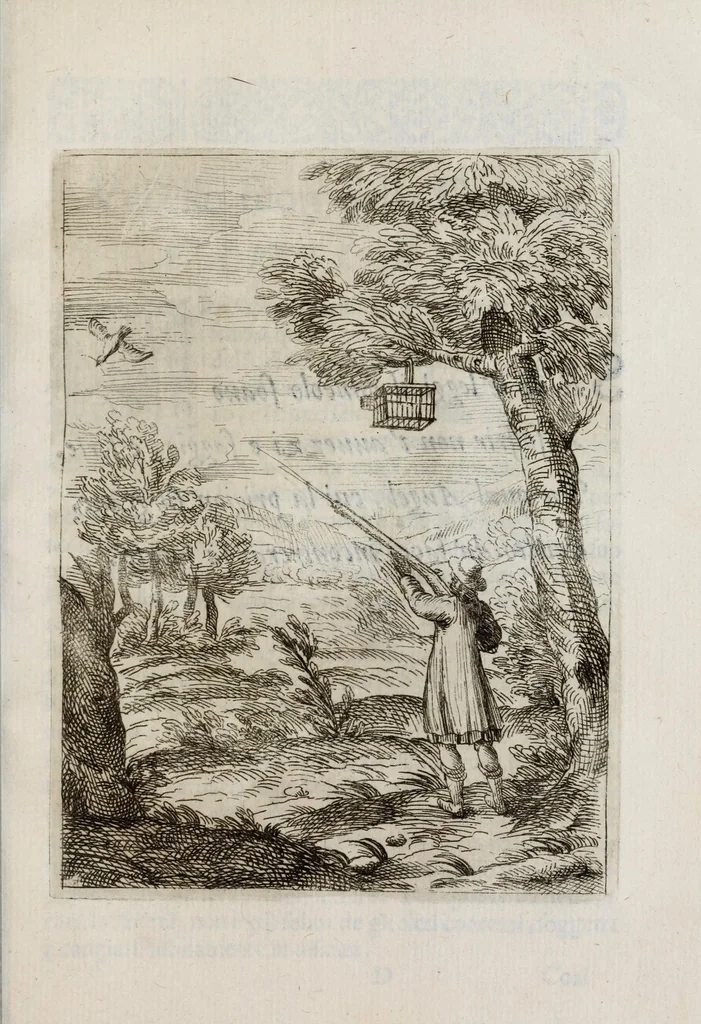 An illustration from Insegnamenti del viuere, 1672, leaf 43
