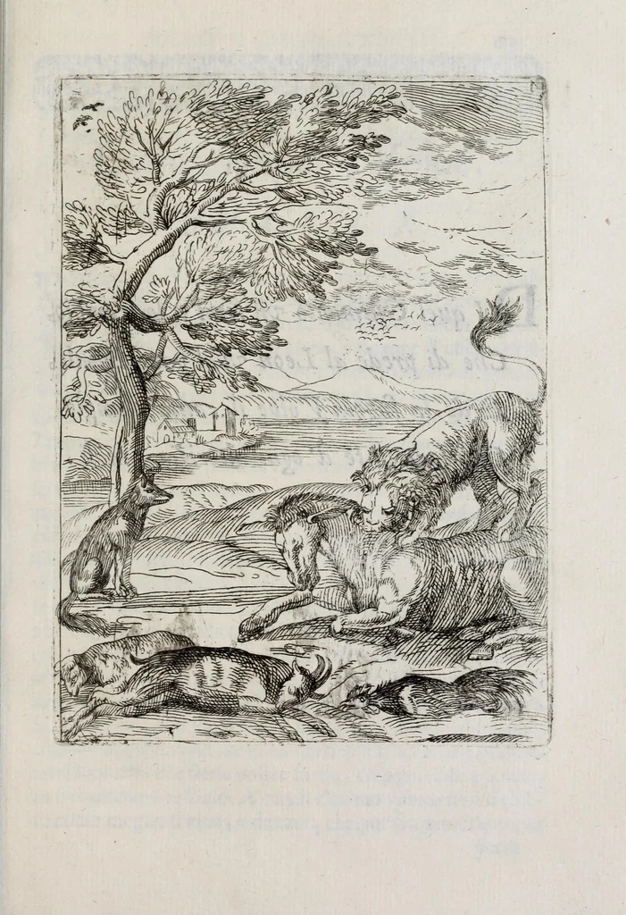 An illustration from Insegnamenti del viuere, 1672, leaf 81