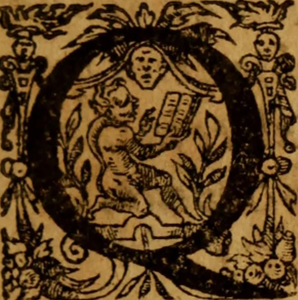 An illustration from In Selectos Aliquot Psalmos Davidis, Roberti Rolloci Scoti, Ecclesiæ Edimburgensis Ministri, Commentarivs, 1610, leaf 6