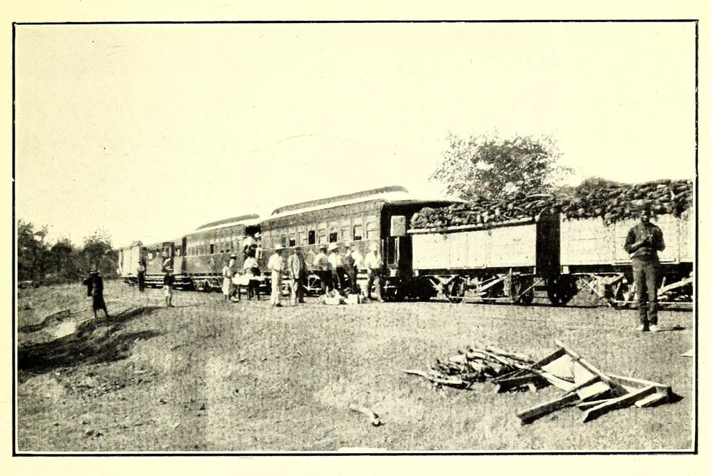 An illustration from In South Central Africa : being an account of some of the experiences and journeys of the author during a stay of six years in that country, 1912, leaf 61