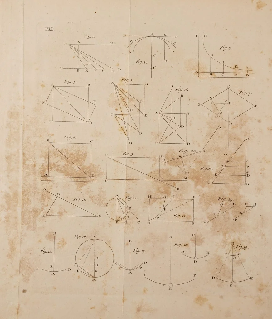An illustration from Institutes of natural philosophy, theoretical and practical, 1824, leaf 333