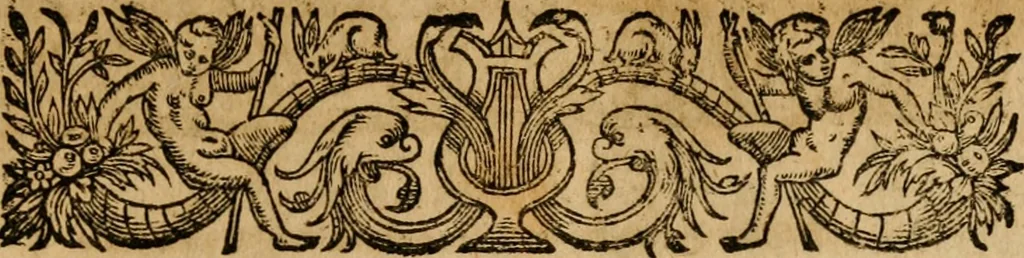 An illustration from Institutio Christianae religionis, 1612, leaf 34