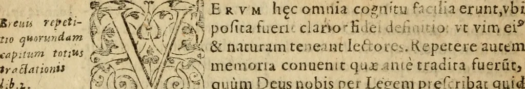 An illustration from Institutio Christianae religionis, 1612, leaf 401