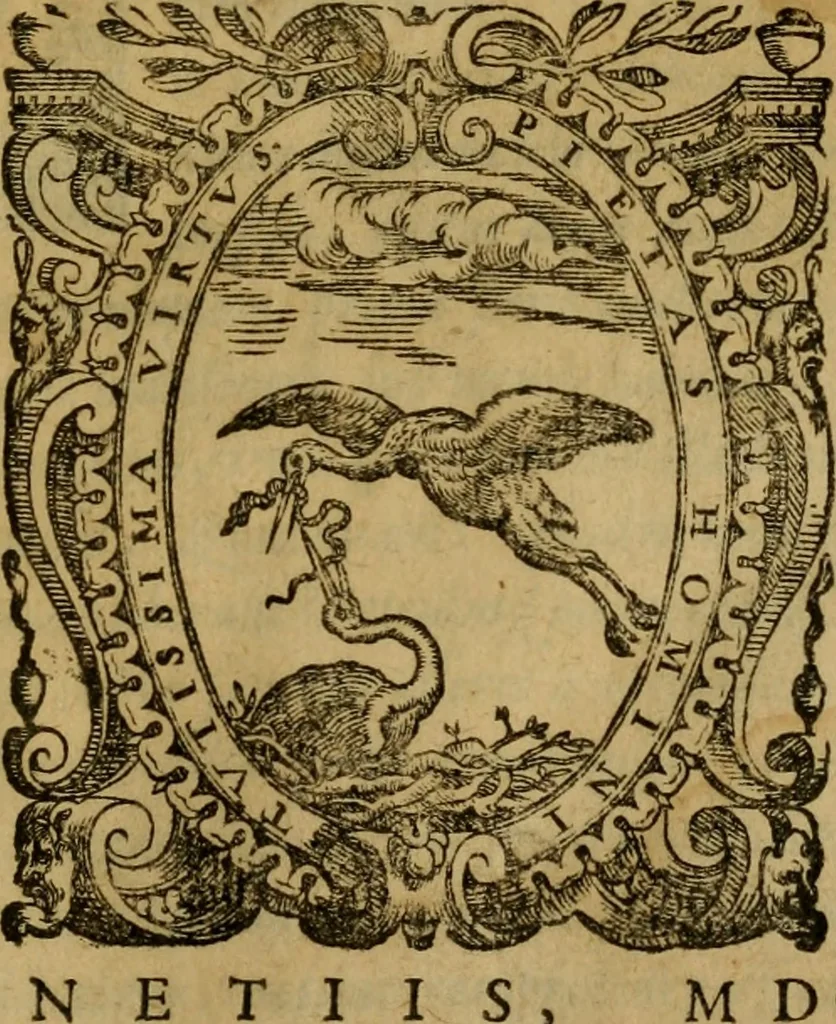 An illustration from Institutiones iuris canonici quibus ius pontificium singulari methodo libris quatuor comprehenditur, 1606, leaf 4