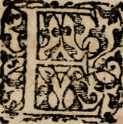 An illustration from Institutiones linguae Hebraicae : postremo recognitae, ac locupletatae, 1618, leaf 271