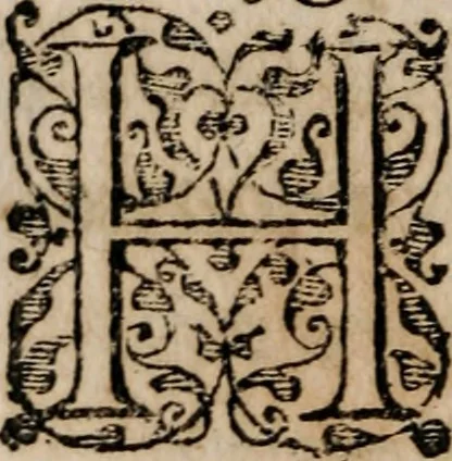 An illustration from Institutiones linguae Hebraicae : postremo recognitae, ac locupletatae, 1618, leaf 281