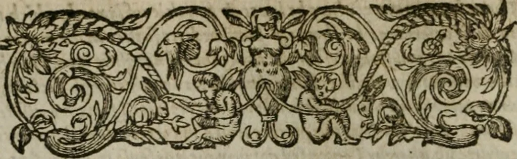 An illustration from The institution of Christian religion, 1587, leaf 23