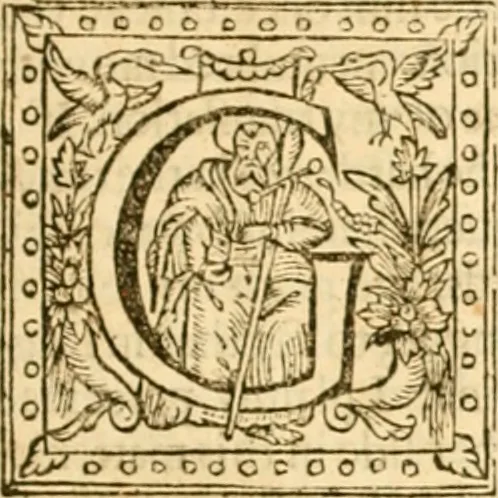 An illustration from The institution of christian religion, 1634, leaf 6