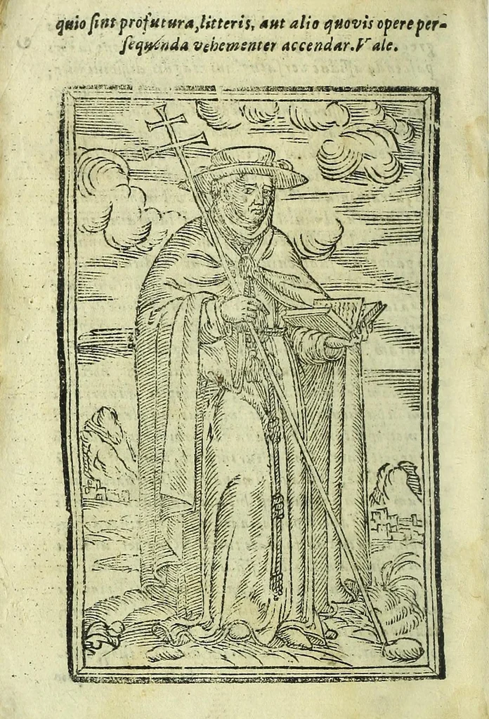An illustration from Institvtiones grammaticae latino carmine, hispana cum explicatione, nunc primú ex authoribus omnium probatissimis in lucidissimum compendium collectae, & in quinque tractatus distributae, 1595, leaf 14