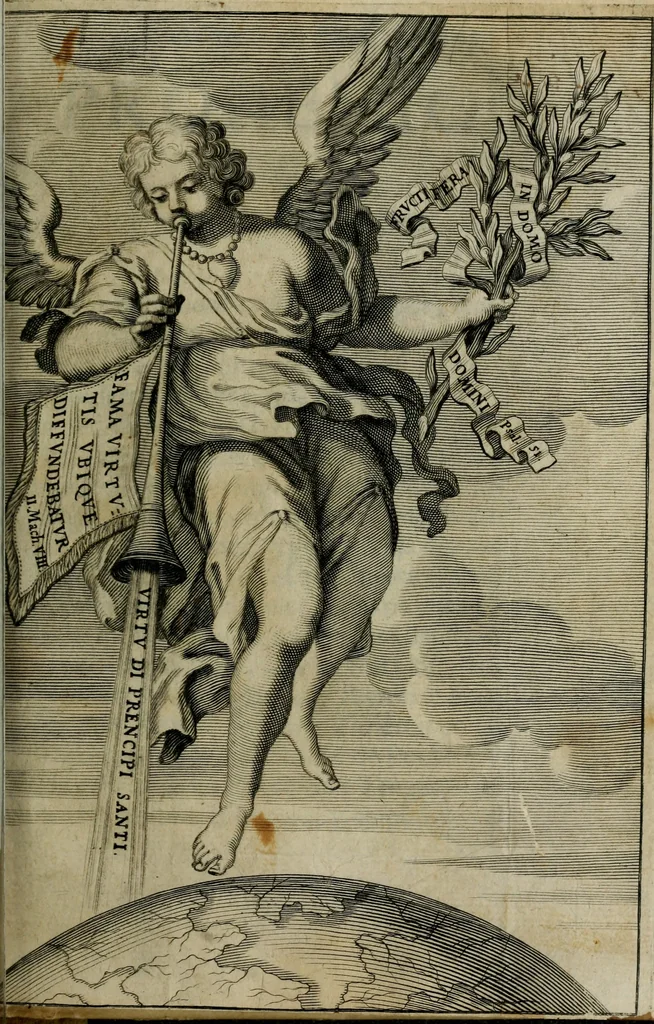 An illustration from Instruccion christiana de principes y reyes sacada de la Escritura Divina. Dos veces impressa en el idioma toscano, y esta tercera en Española, 1688, leaf 280