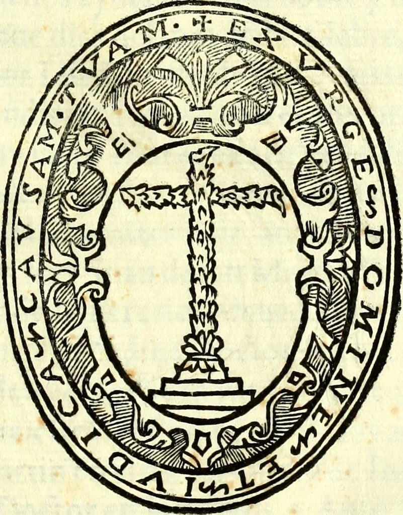 An illustration from Instruciones del Santo Oficio de la Inquisicion, sumariamente, antignas y nueuas, 1627, leaf 38