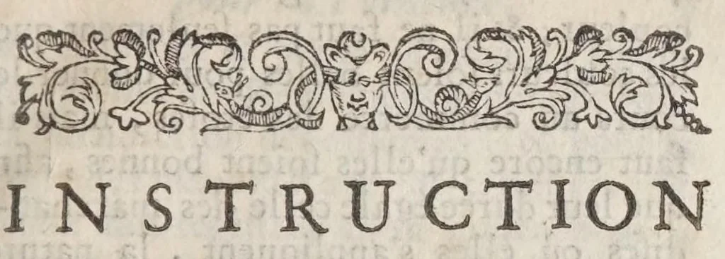 An illustration from Instruction generale pour la teinture des laines et manufactures de laine de toutes couleurs,, 1671, leaf 7
