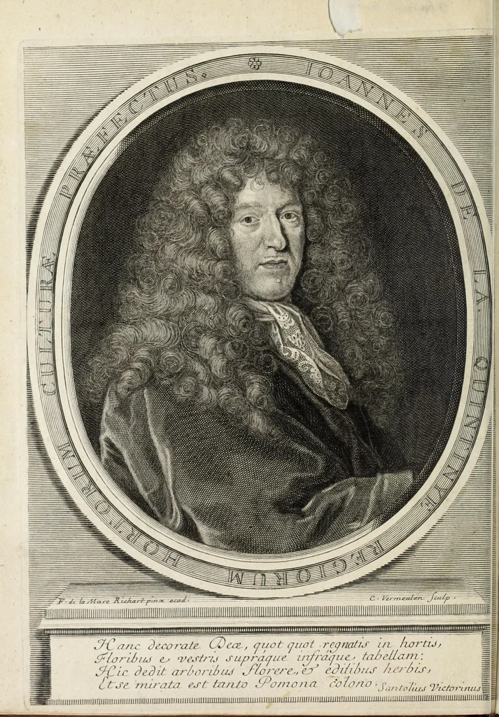 An illustration from Instruction pour les jardins fruitiers et potagers : avec un traité des orangers, suivy de quelques réflexions sur l'agriculture, 1690, leaf 6