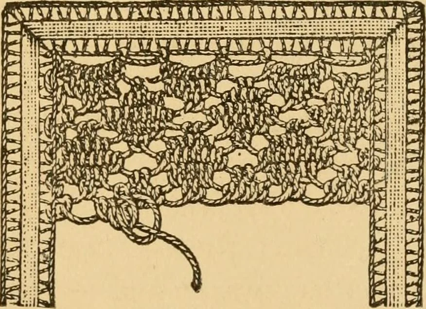 An illustration from Instructions for lace making .., 1878, leaf 26