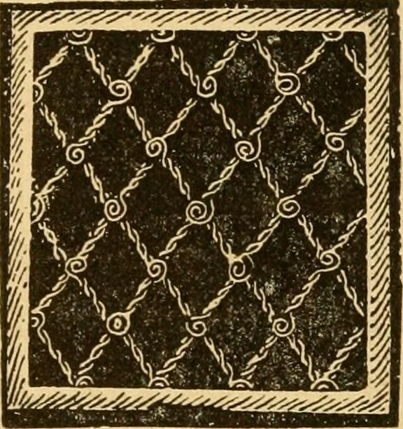 An illustration from Instructions for lace making .., 1878, leaf 28