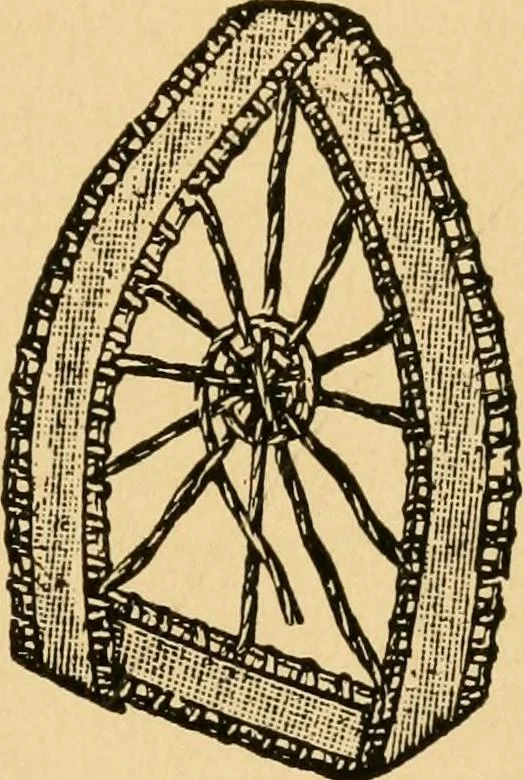 An illustration from Instructions for lace making .., 1878, leaf 32