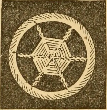 An illustration from Instructions for lace making .., 1878, leaf 33