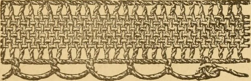 An illustration from Instructions for lace making .., 1878, leaf 42