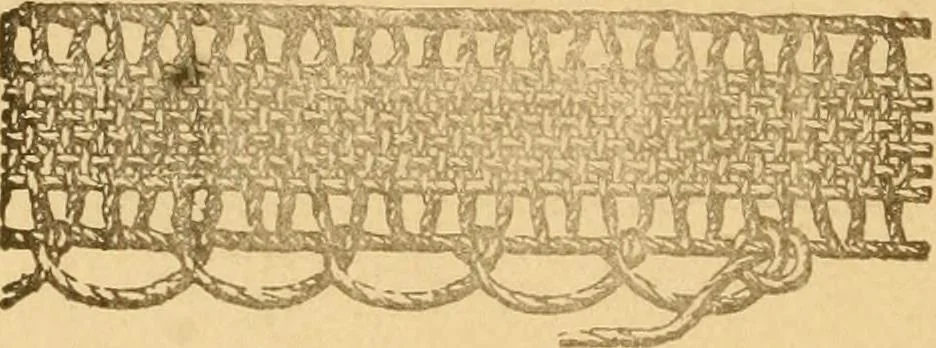 An illustration from Instructions for lace making .., 1878, leaf 43