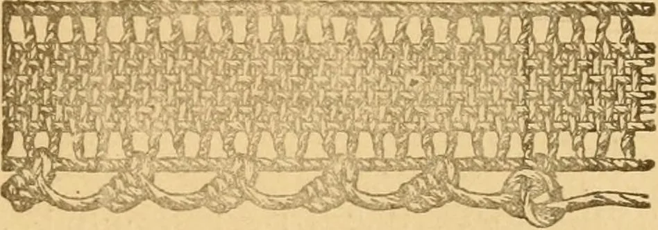 An illustration from Instructions for lace making .., 1878, leaf 44