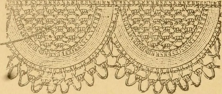 An illustration from Instructions for lace making .., 1878, leaf 51