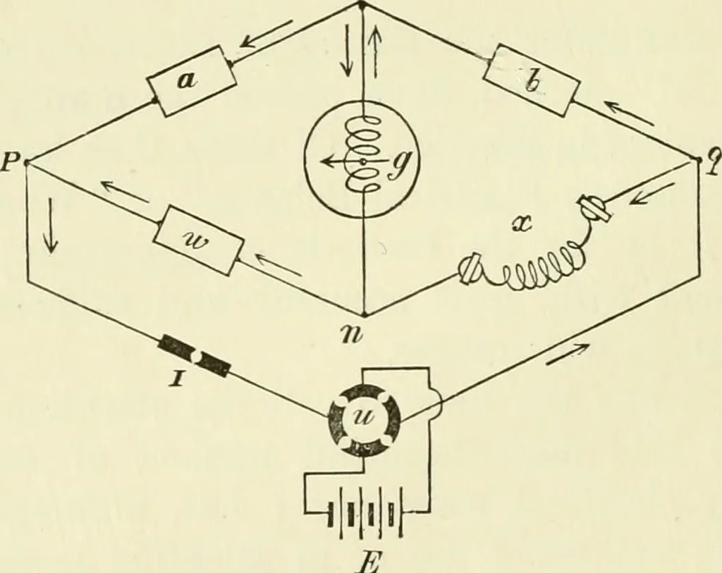 An illustration from Instructions for testing telegraph lines and the technical arrangements of offices, 1878, leaf 17