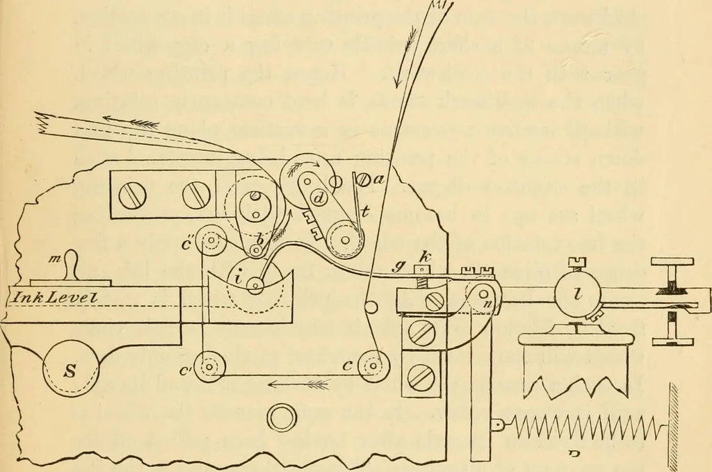 An illustration from Instructions for testing telegraph lines and the technical arrangements of offices, 1878, leaf 188
