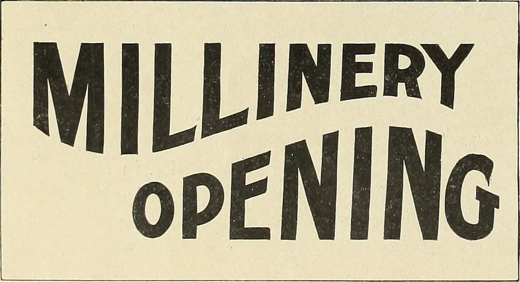 An illustration from Instructions on modern show writing; practical instructions on show card writing with the brush and pen--covering all the modern methods in the elementary rudiments of this art, 1913, leaf 19