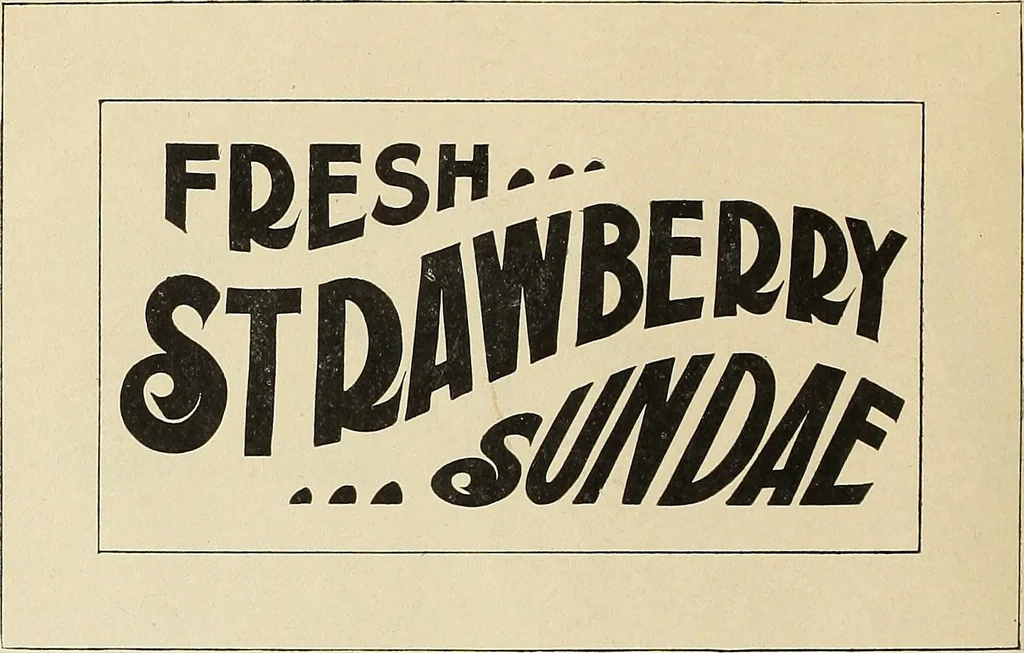An illustration from Instructions on modern show writing; practical instructions on show card writing with the brush and pen--covering all the modern methods in the elementary rudiments of this art, 1913, leaf 19