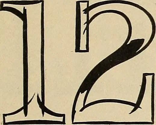 An illustration from Instructions on modern show writing; practical instructions on show card writing with the brush and pen--covering all the modern methods in the elementary rudiments of this art, 1913, leaf 24