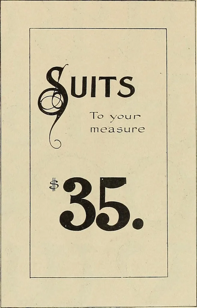 An illustration from Instructions on modern show writing; practical instructions on show card writing with the brush and pen--covering all the modern methods in the elementary rudiments of this art, 1913, leaf 36