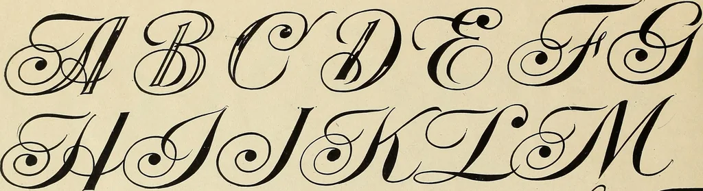 An illustration from Instructions on modern show writing; practical instructions on show card writing with the brush and pen--covering all the modern methods in the elementary rudiments of this art, 1913, leaf 41