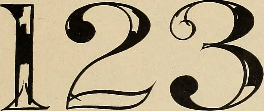 An illustration from Instructions on modern show writing; practical instructions on show card writing with the brush and pen--covering all the modern methods in the elementary rudiments of this art, 1913, leaf 44