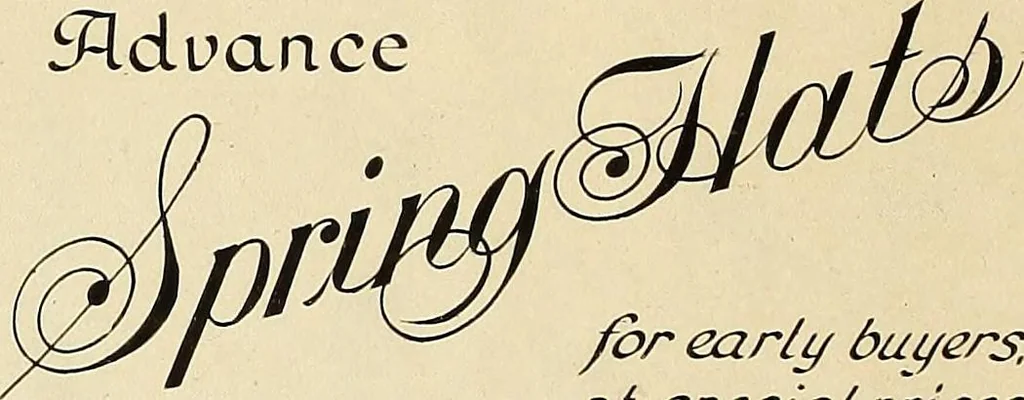 An illustration from Instructions on modern show writing; practical instructions on show card writing with the brush and pen--covering all the modern methods in the elementary rudiments of this art, 1913, leaf 45