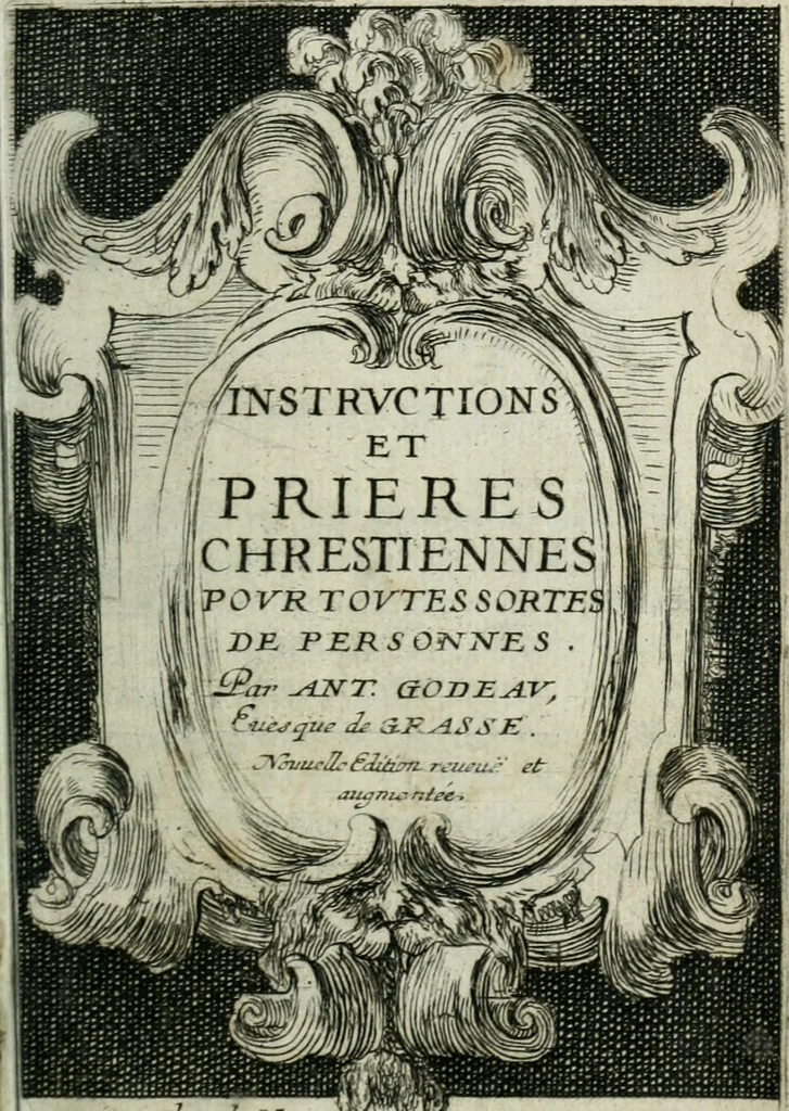 An illustration from Instrvctions et prières chrétiennes povr tovtes sortes de personnes, 1649, leaf 8