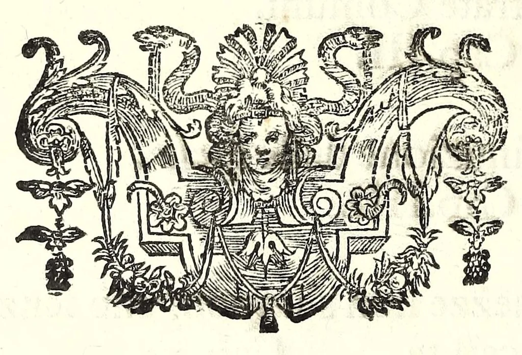 An illustration from Instrvzione a' cancellieri de' commvni e vniversita del dominio fiorentino : raccolta dalle leggi e ordini del magistrato de' SS.ri Nove, 1635, leaf 8