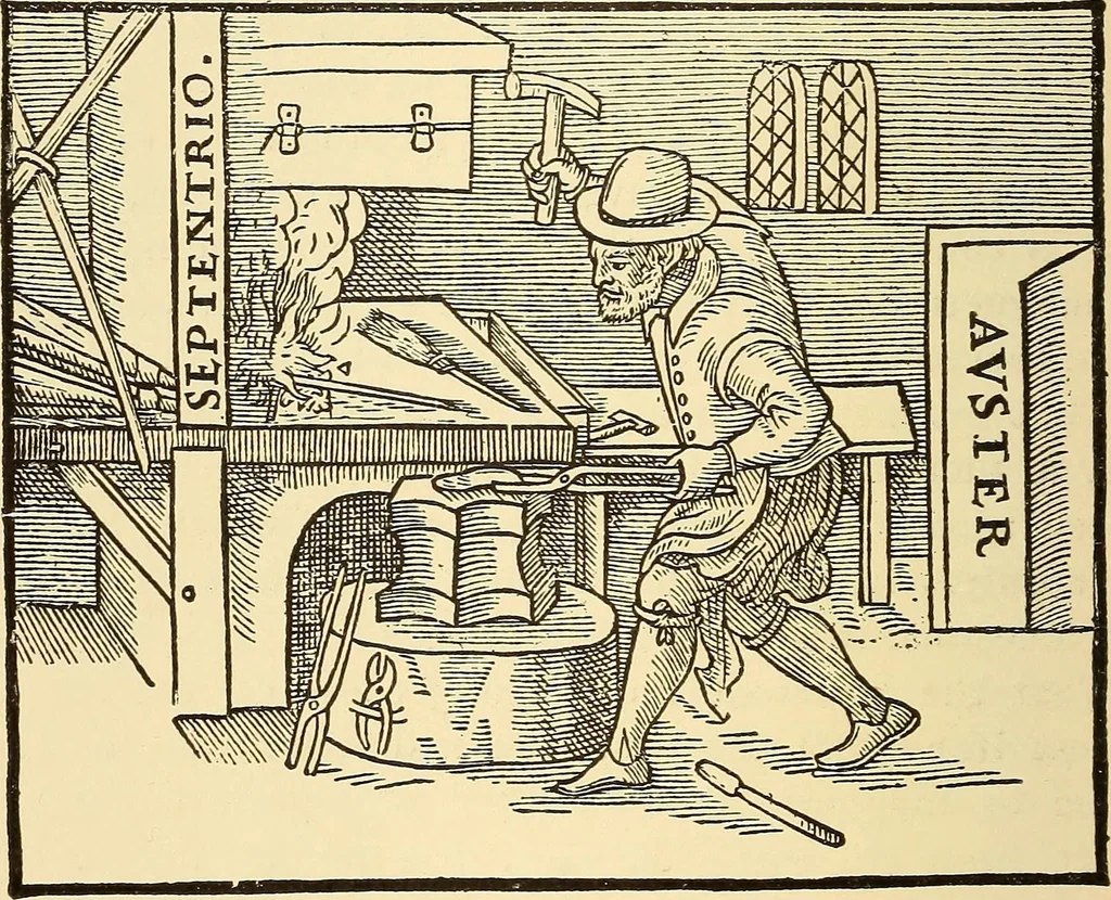 An illustration from The intellectual rise in electricity; a history, 1895, leaf 297