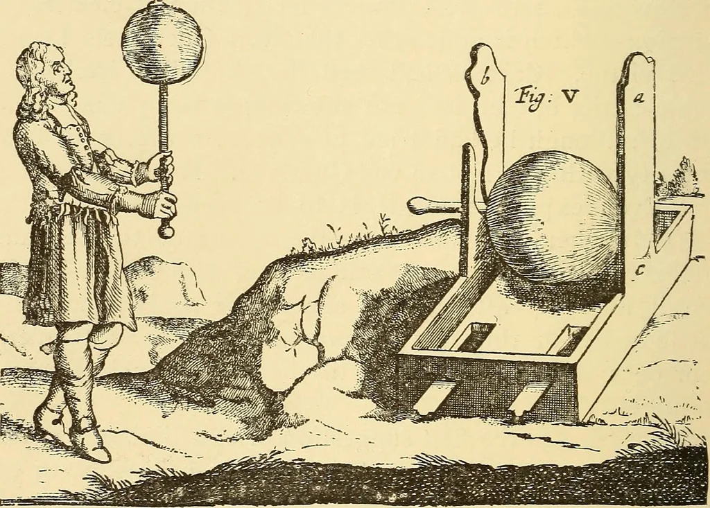 An illustration from The intellectual rise in electricity; a history, 1895, leaf 407
