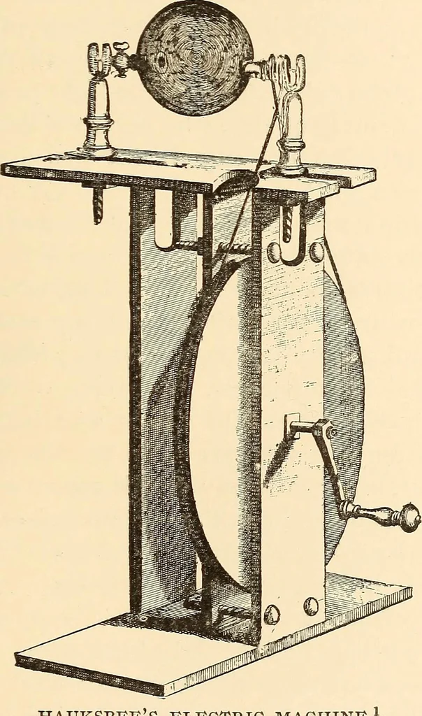 An illustration from The intellectual rise in electricity; a history, 1895, leaf 470