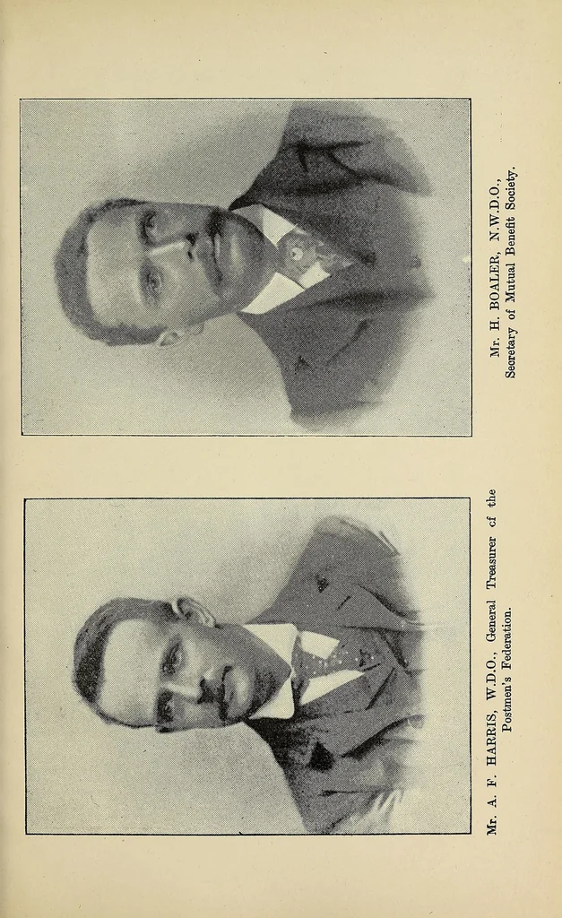 An illustration from The inter-departmental committee on post office establishments: being a verbatim report of the evidence given before Lord Tweedmouth and committee, 1896, leaf 43