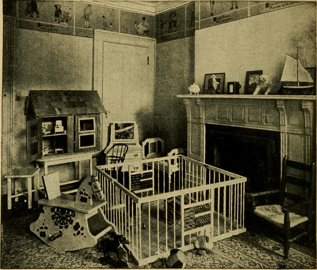 An illustration from Interior decoration for the small home, 1917, leaf 147
