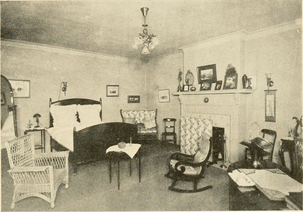 An illustration from Interiors beautiful and the decoration of the home, 1922, leaf 100