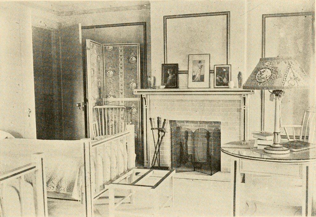 An illustration from Interiors beautiful and the decoration of the home, 1922, leaf 104