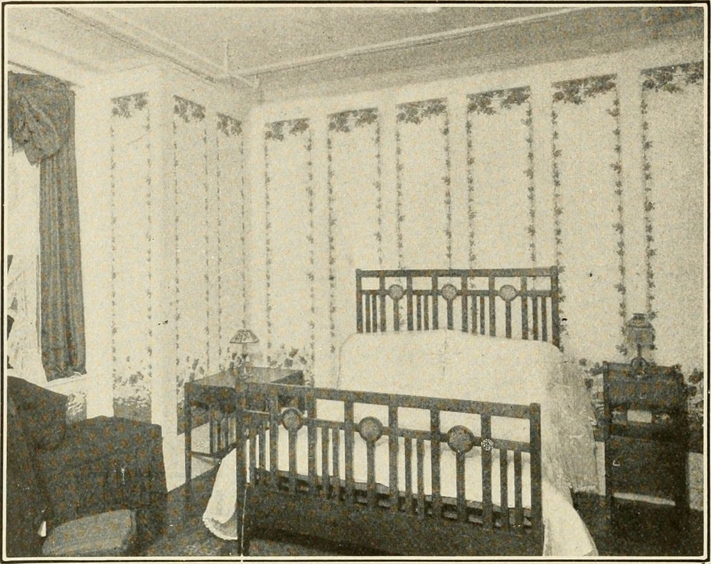 An illustration from Interiors beautiful and the decoration of the home, 1922, leaf 105