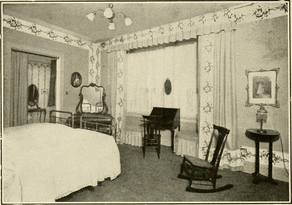 An illustration from Interiors beautiful and the decoration of the home, 1922, leaf 107