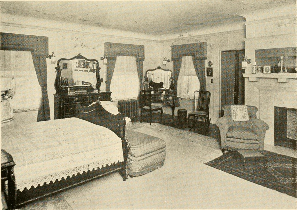 An illustration from Interiors beautiful and the decoration of the home, 1922, leaf 108